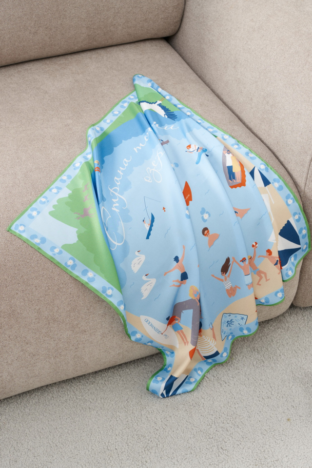 ПЛАТОК CHALET GREENWOOD x AMAVIE арт: 9.2025 A1
