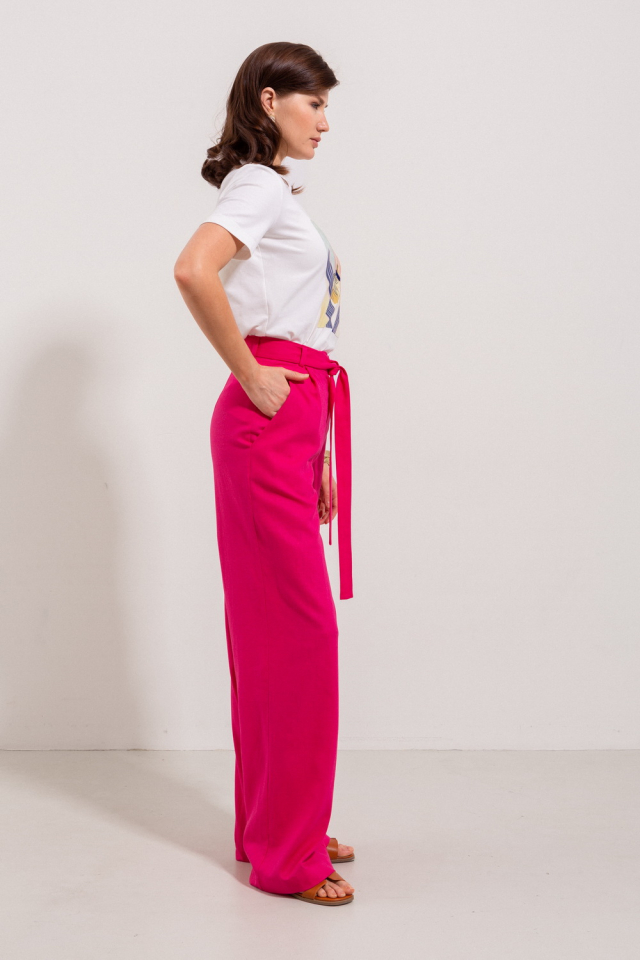 Брюки Lar  из льняной ткани, прямого силуэта, полной длины арт: 4.2162 А1